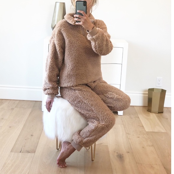 BIG BEAR Teddy Sherpa Top & Pants Set XL - Picture 8 of 8